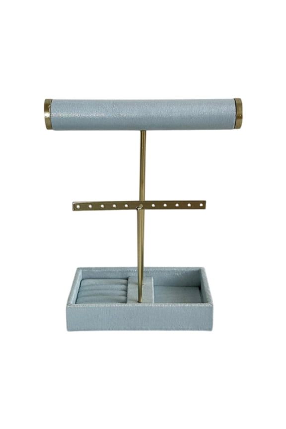 Jewelry Organizer Stand Bracelet Holder Display Hanger Modern Room Decor Jewelry Blue