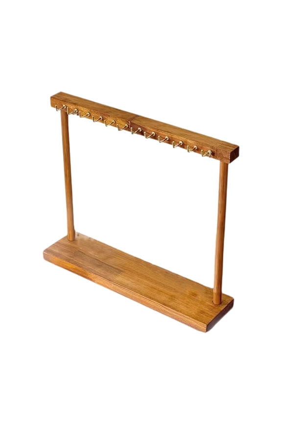 Jewelry Organizer Stand Decorations Desktop Practical Necklace Holder for Anklet Brown