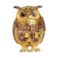 thumbnail image 1 of QccHieUs Jewelry Trinket Box Display Container Owl Decoration Multipurpose Fashion Crafts Brown, 1 of 9