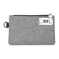 thumbnail image 1 of QccHieUs Lockable Money Bag Multifunctional Portable Storage Cash Bag Money Pouch Locking Grey, 1 of 9