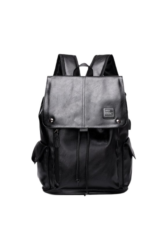 Men's Laptop Backpack Adjustable Strap Computer Backpack for Backpacking Outdoor black