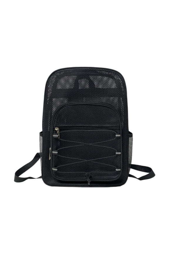 Mesh Backpack Travel Bag Men Women Casual Gym Bag for Hiking Shopping Street
