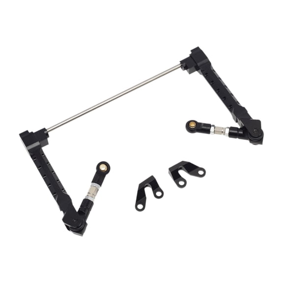 QccHieUs Metal Sway Bar, RC Car Anti Sway Bar, Sturdy, RC Accessoires RC spare part, anti Black