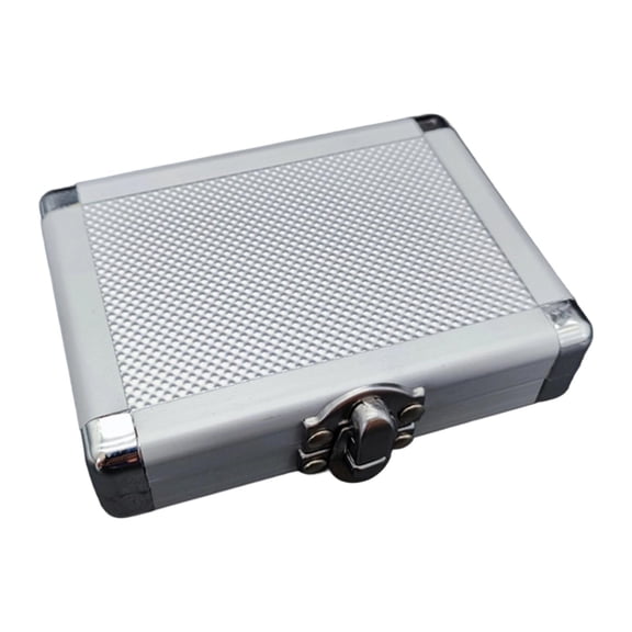 QccHieUs Mini Briefcase Tool Box Handheld Carrying Box 7.09''x 3.39''x1.14'' Portable