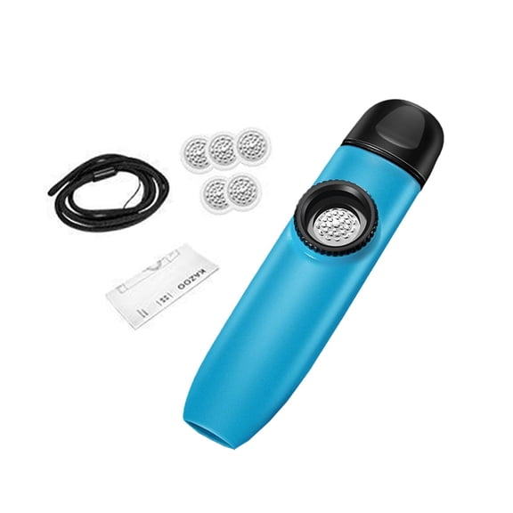 QccHieUs Musical Instrument Good Companion Party Favors Kids Toy Accompaniment Harmonica Blue