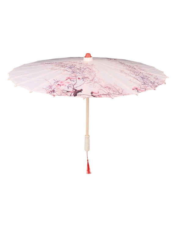 Oiled Paper Umbrella 70cm Ancient Dance Umbrella for Costumes Parties Events Style A