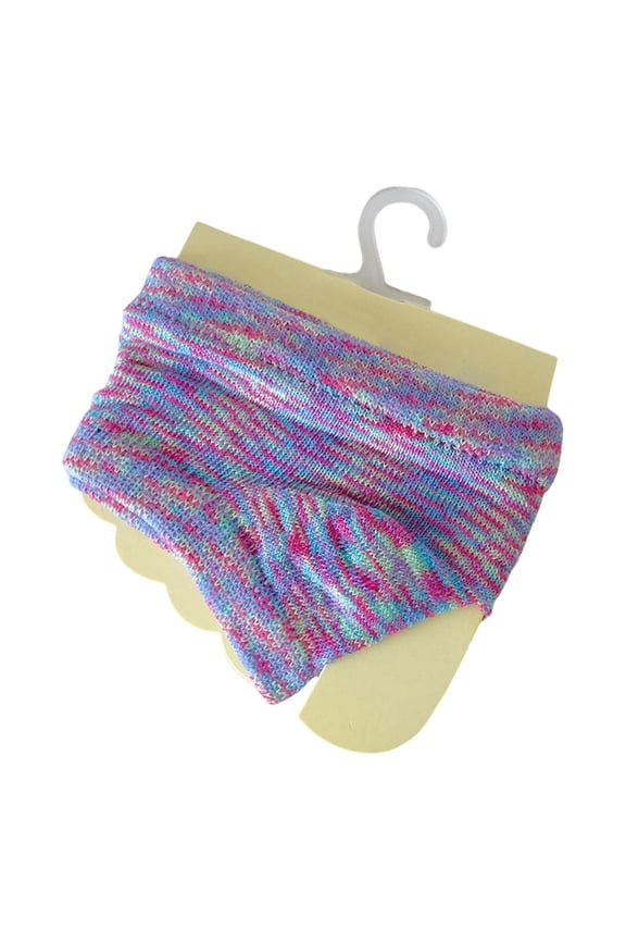 Open Toe Half Socks Accessories Lightweight Soft Forefoot Liner for Sandal Clogs Purple