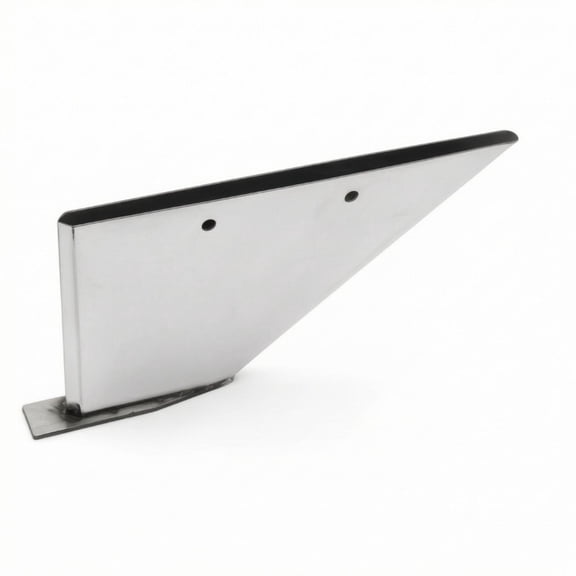 QccHieUs Outboard Motor Tail Fin Stainless Steel Stabilizer Fin with Mounting Hardware