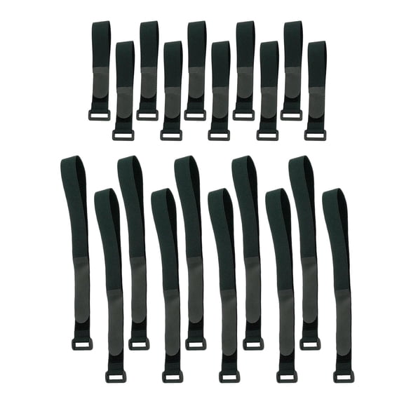 QccHieUs Pack of 20 Strong Cinch Straps Hook & Loop Secure Strap Roof Rack Lashing Tie