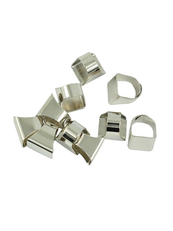 Pcs Blank Ring Pad Ring Components, Adjustable Ring Bases Findings for Jewelry Silver White