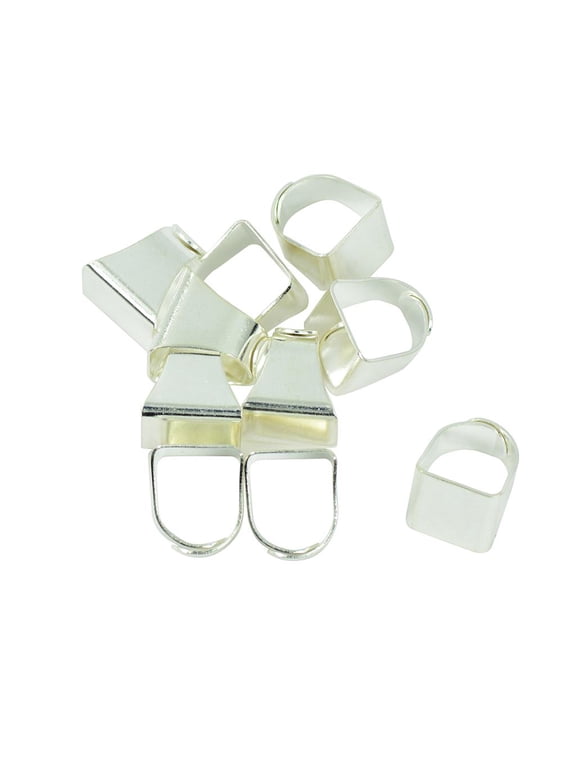 Pcs Blank Ring Pad Ring Components, Adjustable Ring Bases Findings for Jewelry Silver