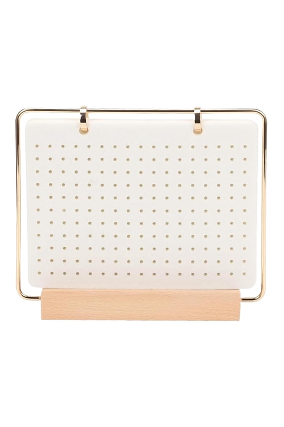 Pin Organizer Storage Stand Collectible Pins Rack for Kids Adults Trading Pin White