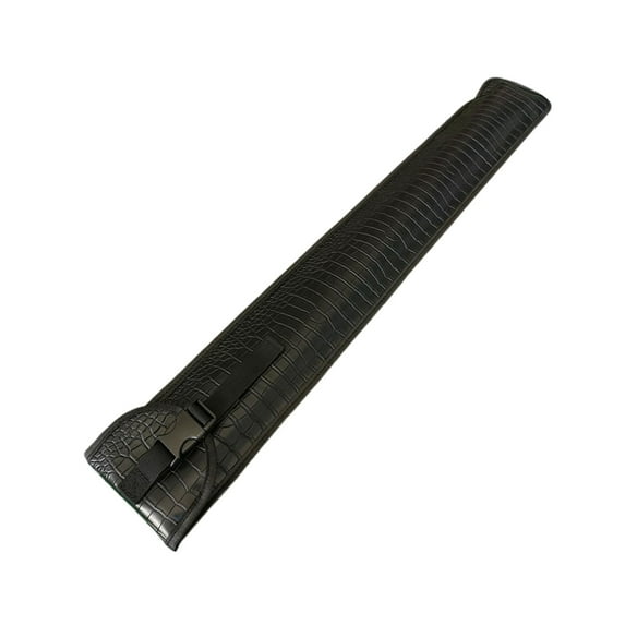 QccHieUs Pool Cue Case Scratch Resistant for 1/2 Stick Wear Resistant Adjustable Shoulder black