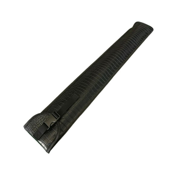 QccHieUs Pool Cue Case Scratch Resistant for 1/2 Stick Wear Resistant Adjustable Shoulder black