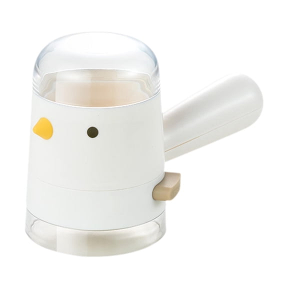 QccHieUs Press Salt Pepper Shaker Seasonings Spice Dispenser Gadget Kitchen Sprinkle Salt White