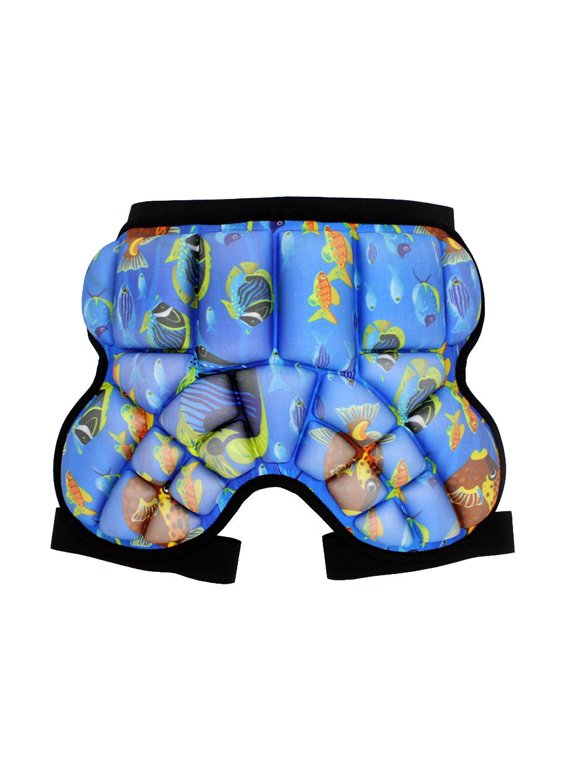 Protection Hip Protection Hip Pad Shorts Slip Lightweight Hip Guard Hockey Pants Blue