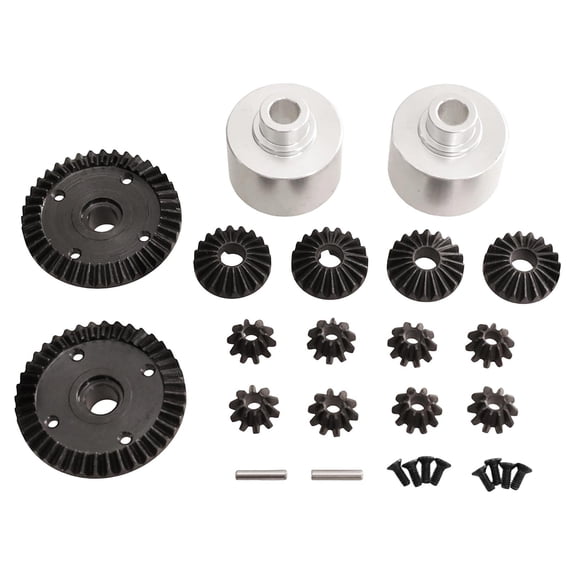 QccHieUs RC Differential Box Hobby Metal Portable Professional Replacement with Gears