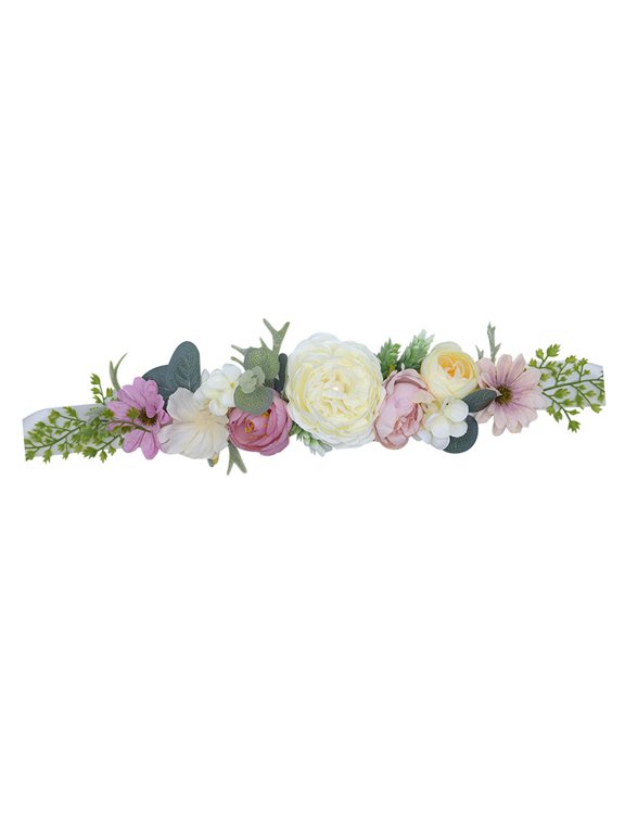 Rhinestone Bridal Belt Ribbon Belt Waist Belt Photo Prop Sash Belts for Party Colorful