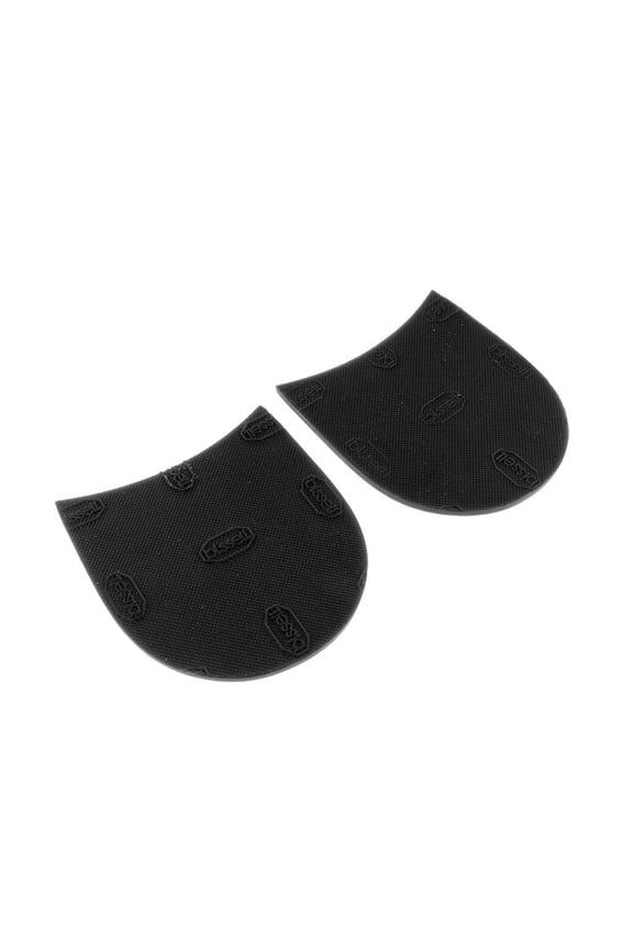 Rubber Glue on Heels Grip Pads Shoe Sole Thickness 3mm - Black