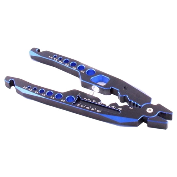 QccHieUs Shock Absorber Pliers Multi-Function Shock-Absorbing Tool RC Rod Ends Disassemble Tool for 1:28 Blue