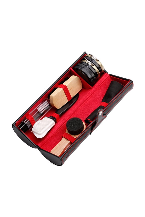 Shoe Care Kit Shoe Cleaner for Leather Shoes & Boots Travel Shoe Polish Kit with 10PCS
