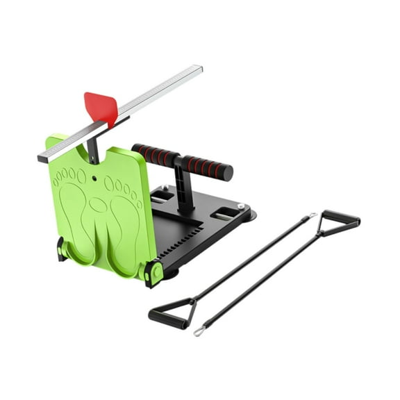 QccHieUs Sit and Reaching Tester Auxiliary Instrument Exercise Body Forward Bend Training Green