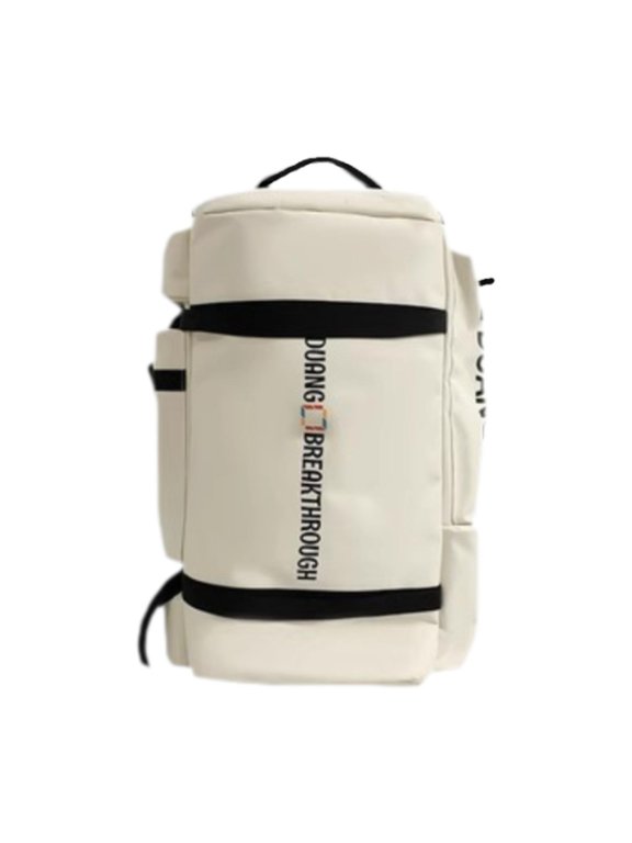 Ski Backpack Ski Boot Bag Large Lightweight Wear Resistant Carry on Bag Carrying Beige
