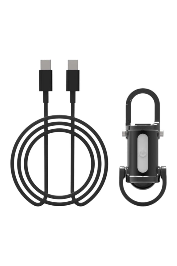 Small keychain light, gift backup lamp, bright, 1200 lumens, long-lasting, light black