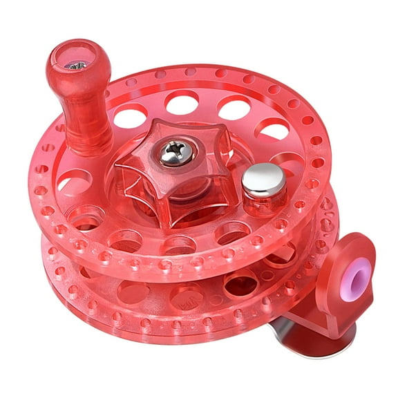 QccHieUs Spinning Reel Fishing Reel Easily Install for Surf Casting Plastic Structure Red