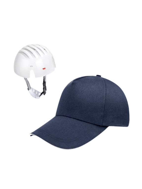 Sports Bump Hat Baseball Bump Hat with Cap Insert Shockproof Summer Hard Cap for Navy