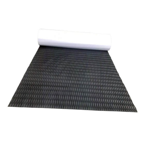 QccHieUs Surfboard Traction Pad Boat Decking Sheet Deck Pad EVA Trimmable Sheet for Kayak black