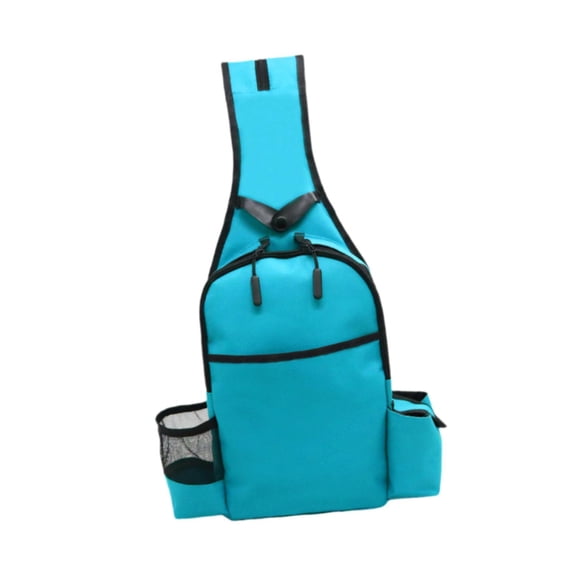 QccHieUs Tennis Backpack Tennis Bag Multifunctional Wear Resistant Carrier Waterproof for peacock blue