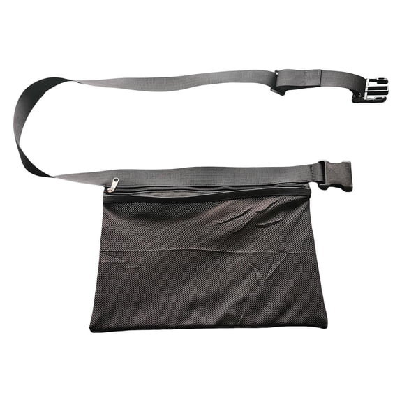 QccHieUs Tennis Ball Holder Pickleballs Waist Bag Pickleballs Holding Adjustable Black