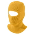 thumbnail image 1 of Qcmgmg 1 Hole Ski Mask Winter Knitted Balaclava Warm Full Face Mask Windproof Head Cover for Men Women Sports Outdoor Earthy Yellow, 1 of 9