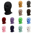 thumbnail image 1 of Qcmgmg 3 Holes Ski Mask Full Face Cover Outdoor Balaclava Winter Knitted Neck Gaiter for Halloween Sports Cycling Black, 1 of 9