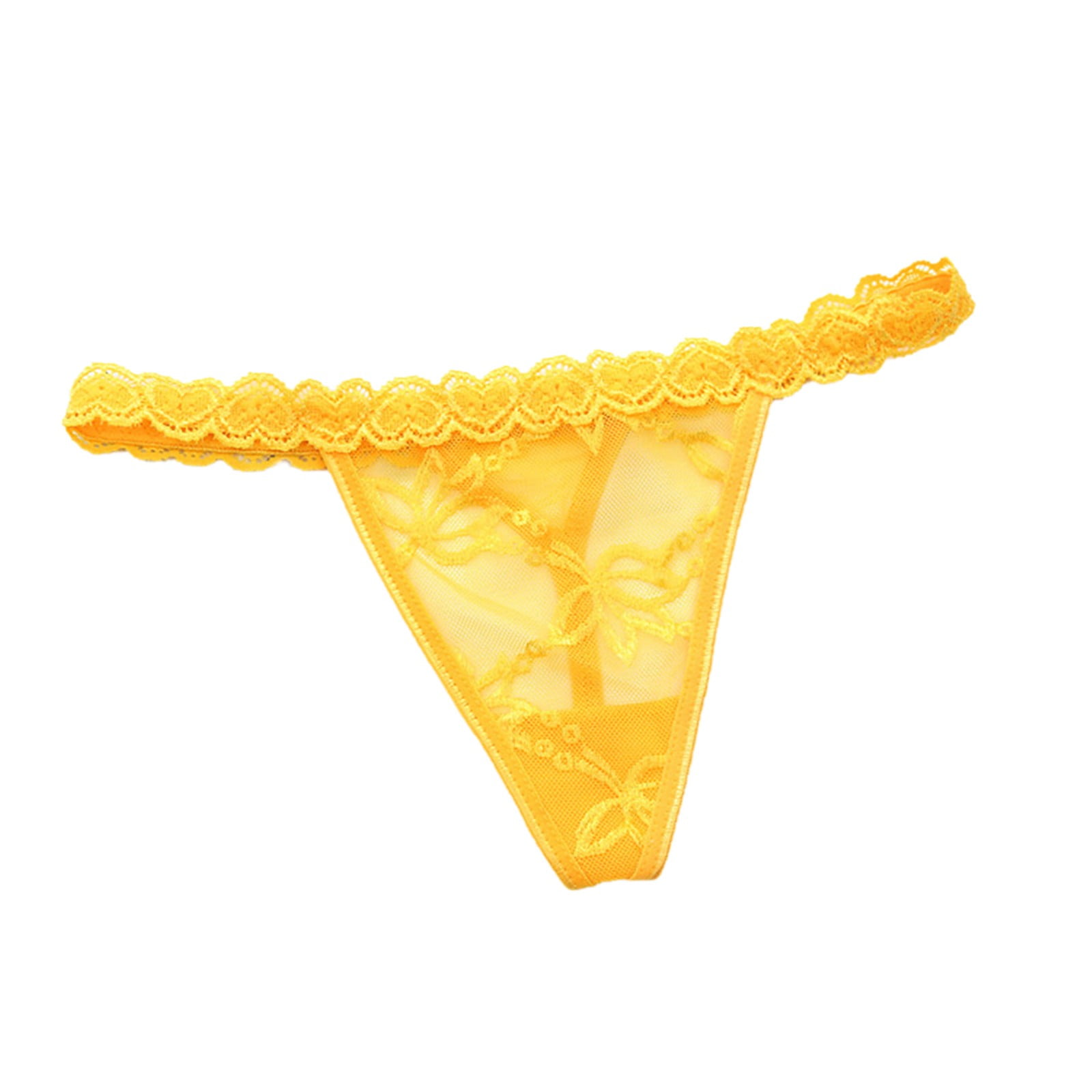 Qcmgmg Cute Panties Low Rise Sexy G String Thong for Women Plus
