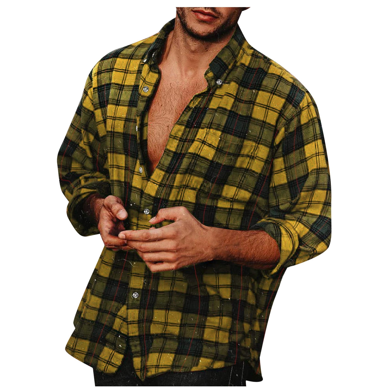 flannel loose shirts