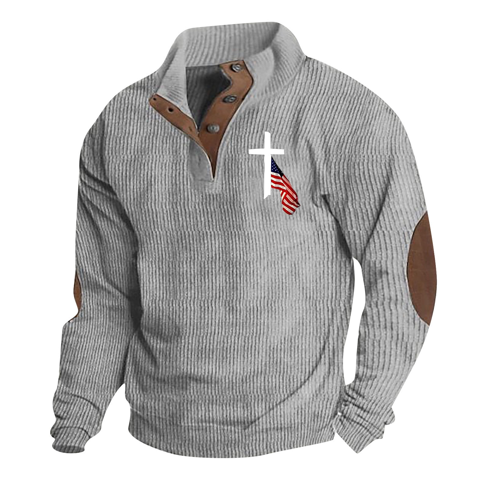 Qcmgmg Mens Mock Turtleneck Sweater Polo Corduroy Teen Shirts Button