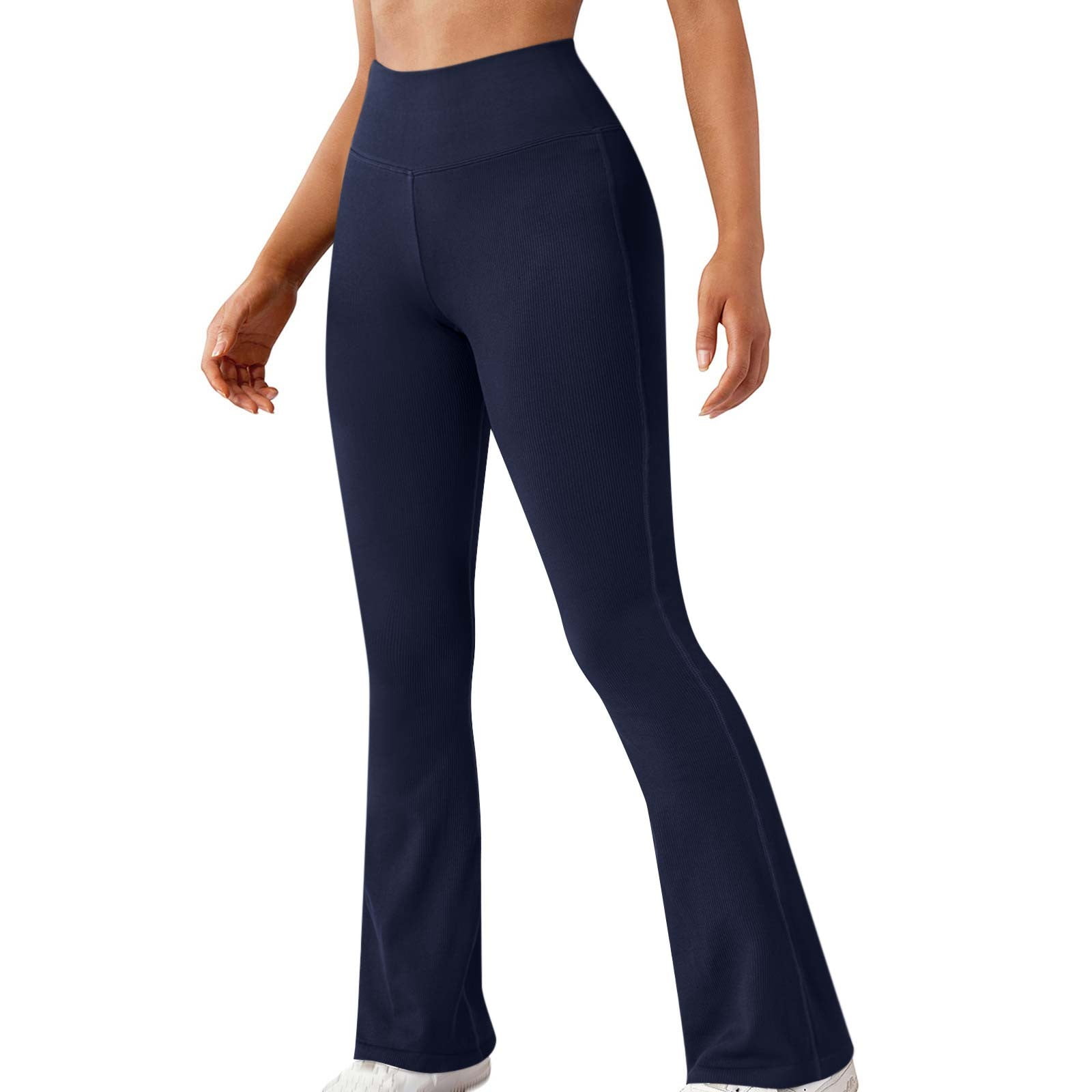 Aiithuug Yoga Pants Bell-bottom Gym Flare Leggings Bootcut Yoga