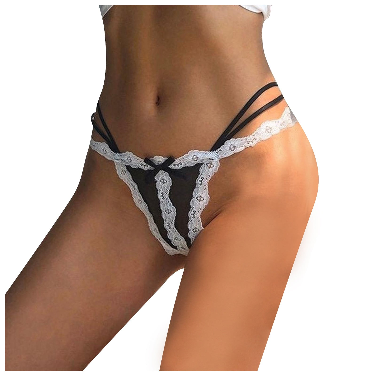 Qcmgmg Sexy Panties for Woman Lace Sexy String G String Thong for