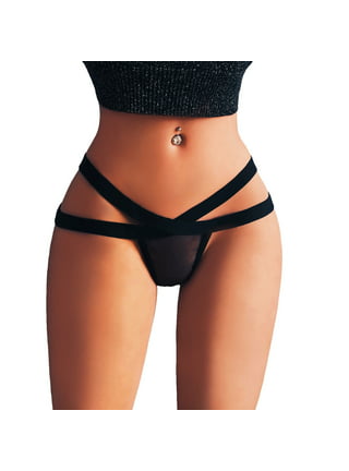 Manfiter Women Sexy G-String Thongs Intimates Briefs Lace Tie Side