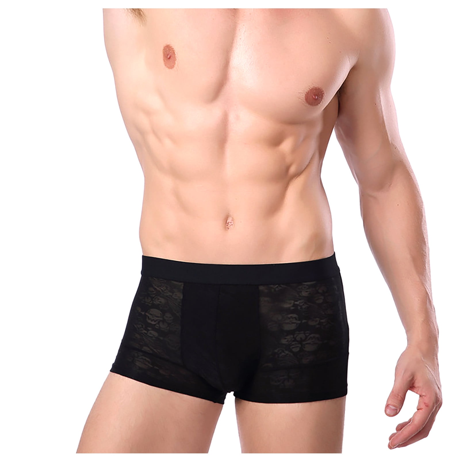 Qcmgmg Sexy Underwear For Men On Clearance Stretch Breathable Low Rise Soft Ice Silk Pouch Men 9946