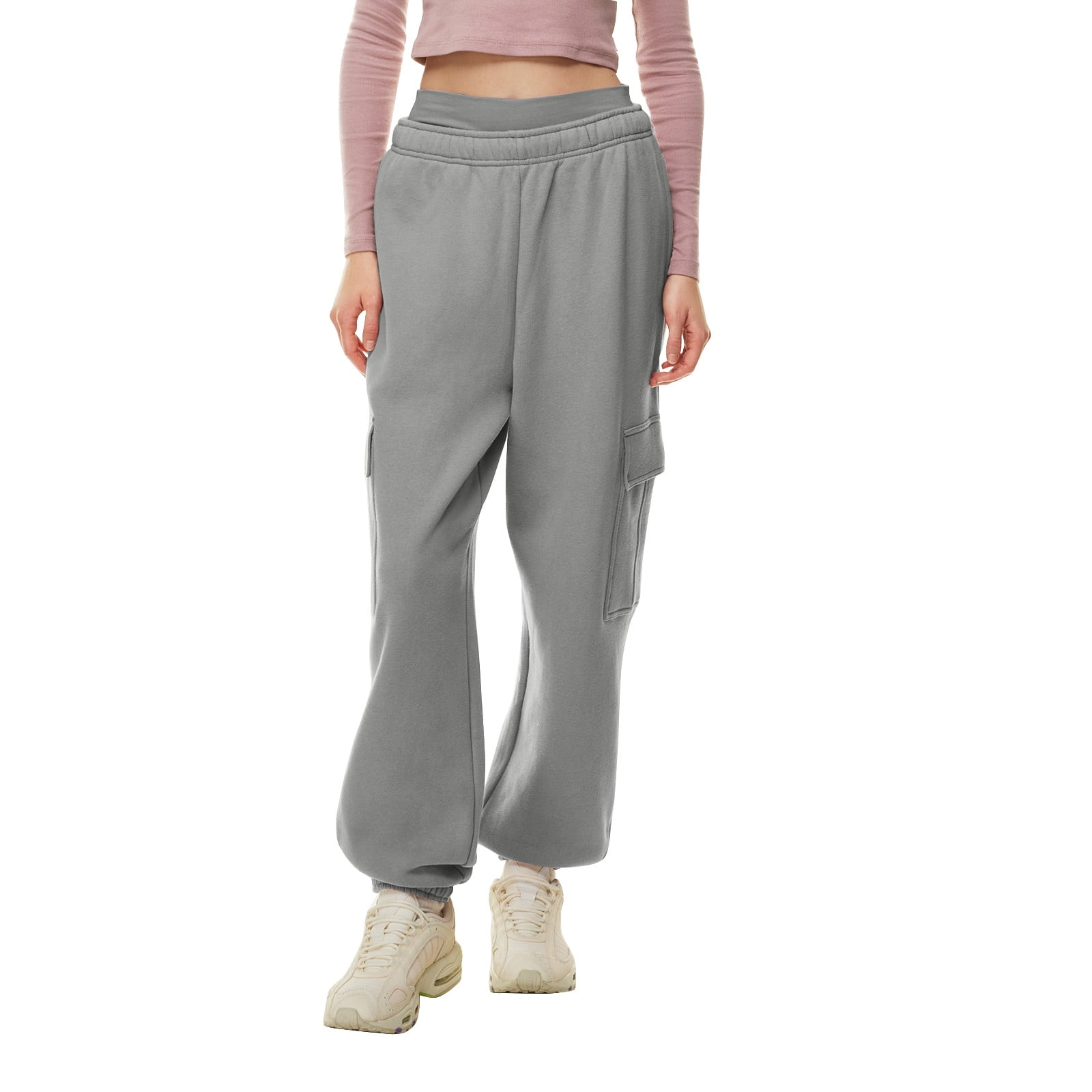 Qcmgmg Sweatpants for Teen Girls Baggy Long Fleece Lined Casual