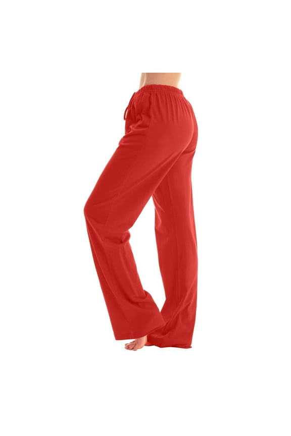 Womens Pj Pants Comfy Casual Soft Pajamas Bottoms for Women Christmas Sleepwear Womens Pajama Pants Hot Pink XL