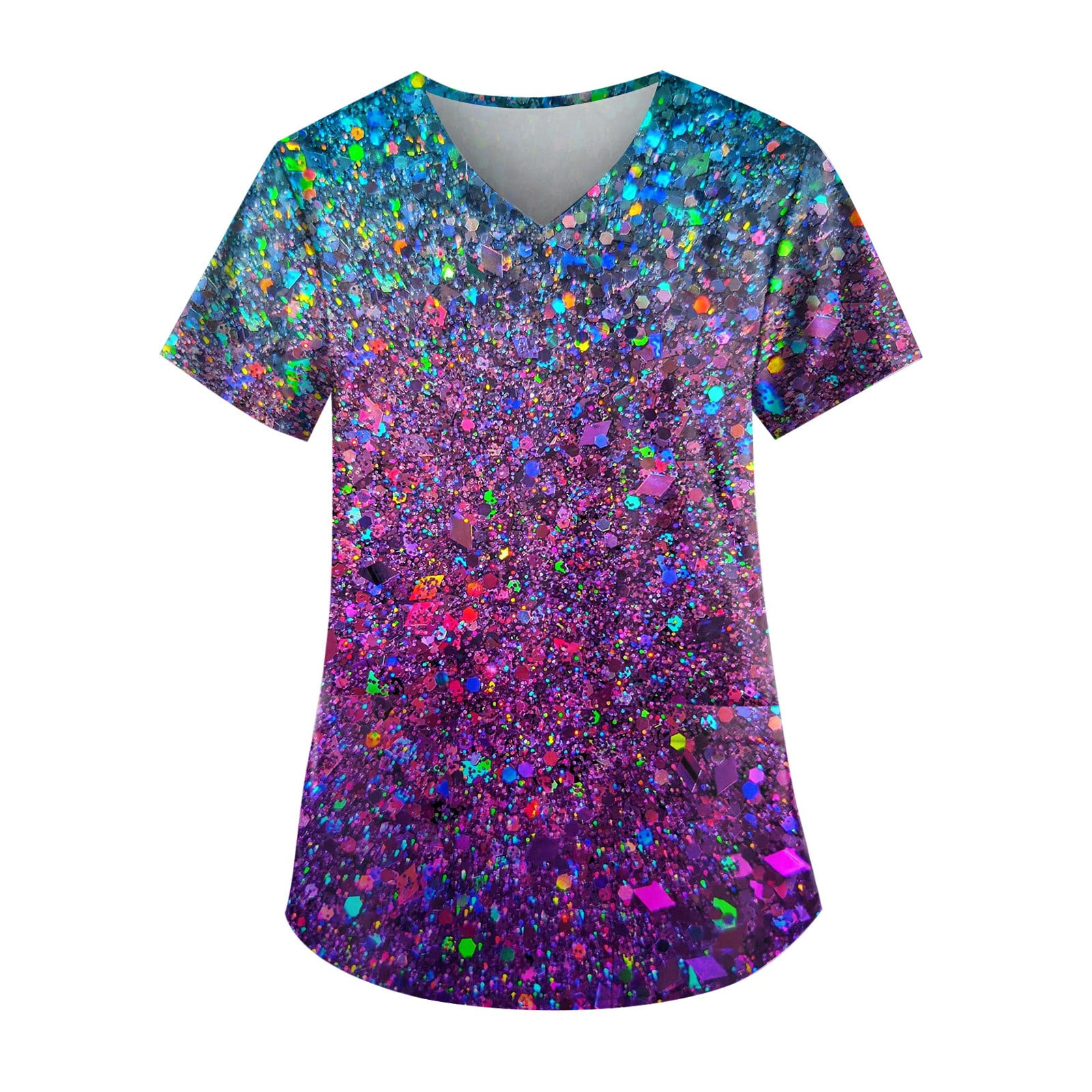 mardi gras scrub jacket