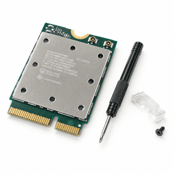 Qcncm865 Wifi 7 M.2 Key E Network Card, Tri-band 2.4g/5g/6g, Bt5.3 For Laptops