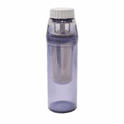 Qczoyp Cold Brew Coffee Bottle with 200-Mesh Filter, Leakproof Infuser Brewer with Removable Fine Mesh Basket, Food-Grade PET Tea Maker for Coffee, Tea, Fruit Drinks, Home, Office and Travel