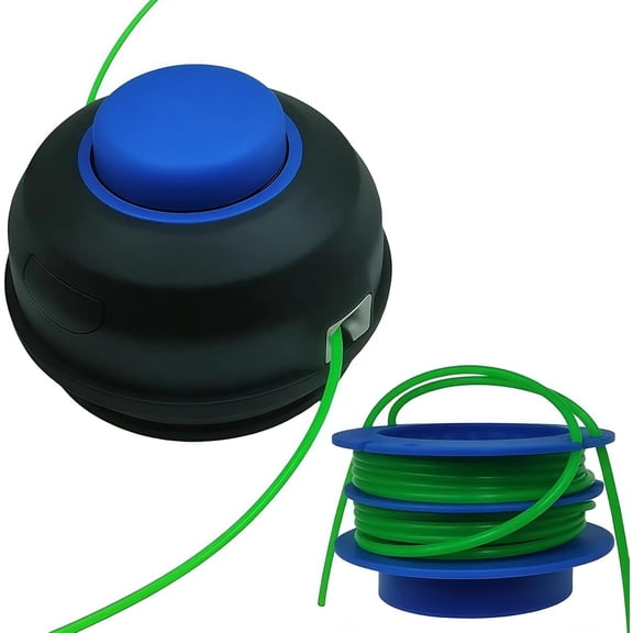 Qczoyp KLS124-03 String Trimmer Head, Compatible with Kobalt 24V KST2224B-03 KST1124B-03 KST2024A-03 KST4024A-03, Replacement Weed Wacker Head Replaces 1504979 1157557 (Trimmer Head Set)