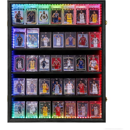 Qdiou 35 Sports Card Display Frame - LED - 1Pack(33*26 in)