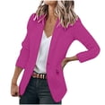 thumbnail image 1 of Qeaghou Clearance Blazers for Women Business Casual Long Sleeve Blazer Jackets Lightweight Open Front Cardigan Jacket Work Office Suit, 1 of 6
